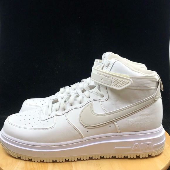 NEW Men’s Nike Air Force 1 High Boot Summit White AF1 Sneakers DA0418-100 Sz 14 - Picture 9 of 9